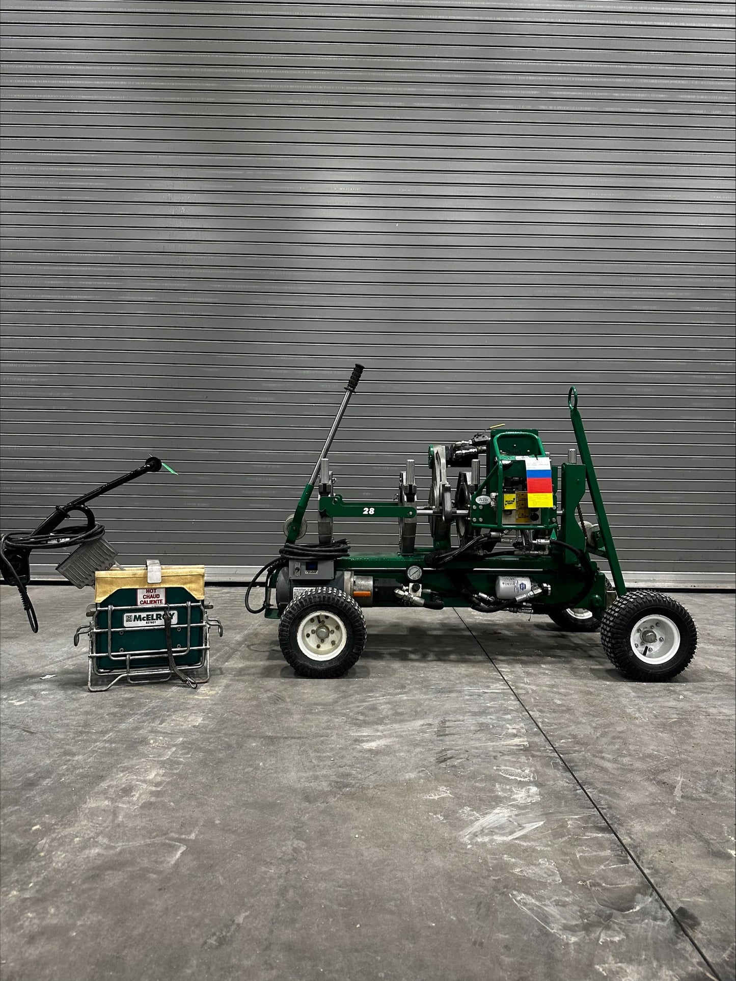 Used McElroy Rolling 28 Fusion Machine